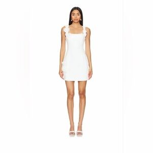 TROMPE DRESS IN IVORY